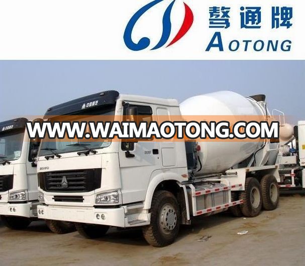 China Hot Sale 290HP-370HP 8m3--10m3 Cubic Meters Concrete Mixer Truck Cement Mixer Truck Trailer Cement Mixer Truck Trailer