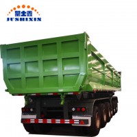 6 Axles 120tons U-Shape Dump Truck Trailers Tipper Semi Trailer Cargo Trailer Self Dumping Semi Trailer